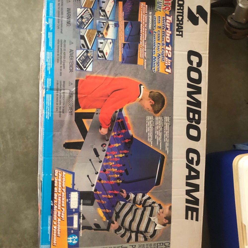 Air hockey and board games Combo game table